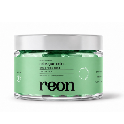 Relax Gummies με φυτικό μείγμα και γεύση μήλο
