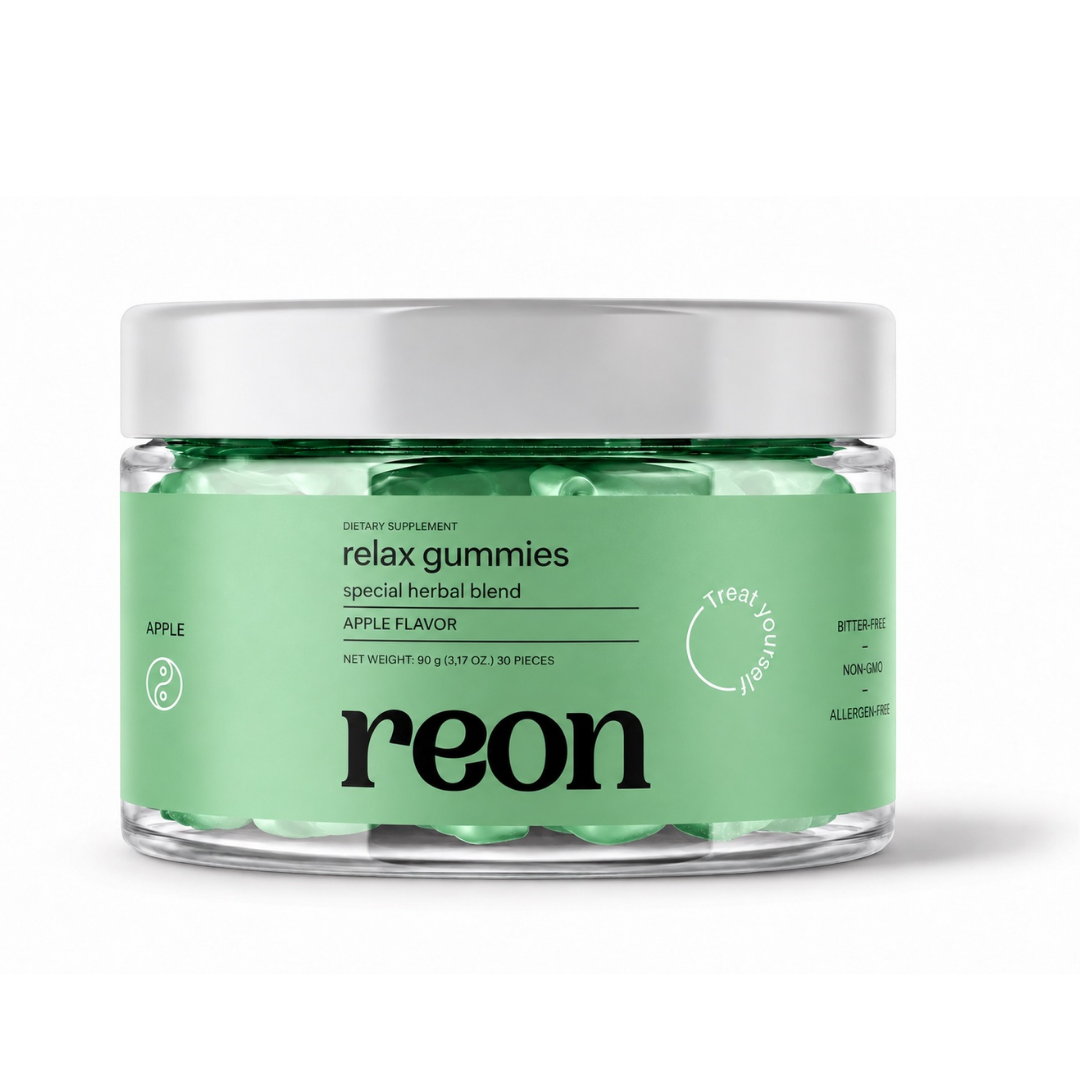 Relax Gummies με φυτικό μείγμα και γεύση μήλο