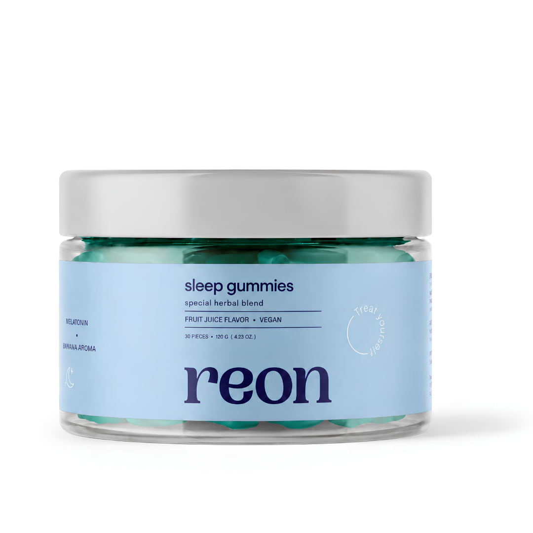 HEMPUS Sleep Gummies με μελατονίνη και ειδικό βραδινό μείγμα βοτάνων.